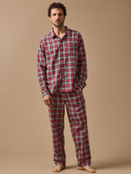 Pyjama flanelle carreaux homme - 1
