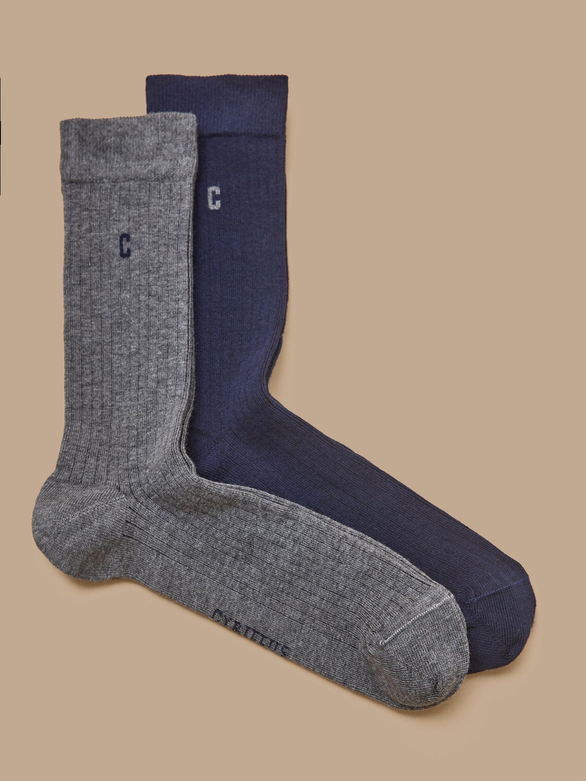 Chaussettes Homme : lot de 2 - Cyrillus X les 3 Tricoteurs - 1