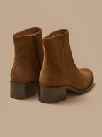 Boots à talon cuir femme - 2