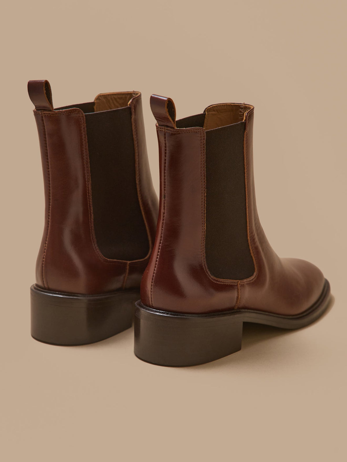Boots chelsea cuir femme - 2