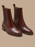 Boots chelsea cuir femme - 1