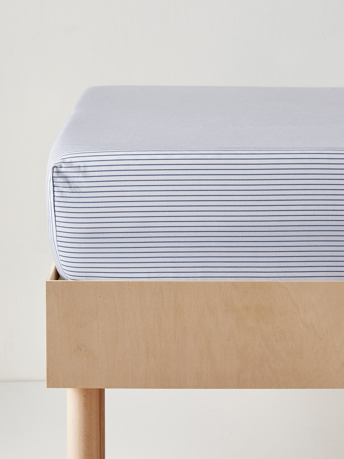 Drap-housse rayé  Esprit petit Jouy  - 3