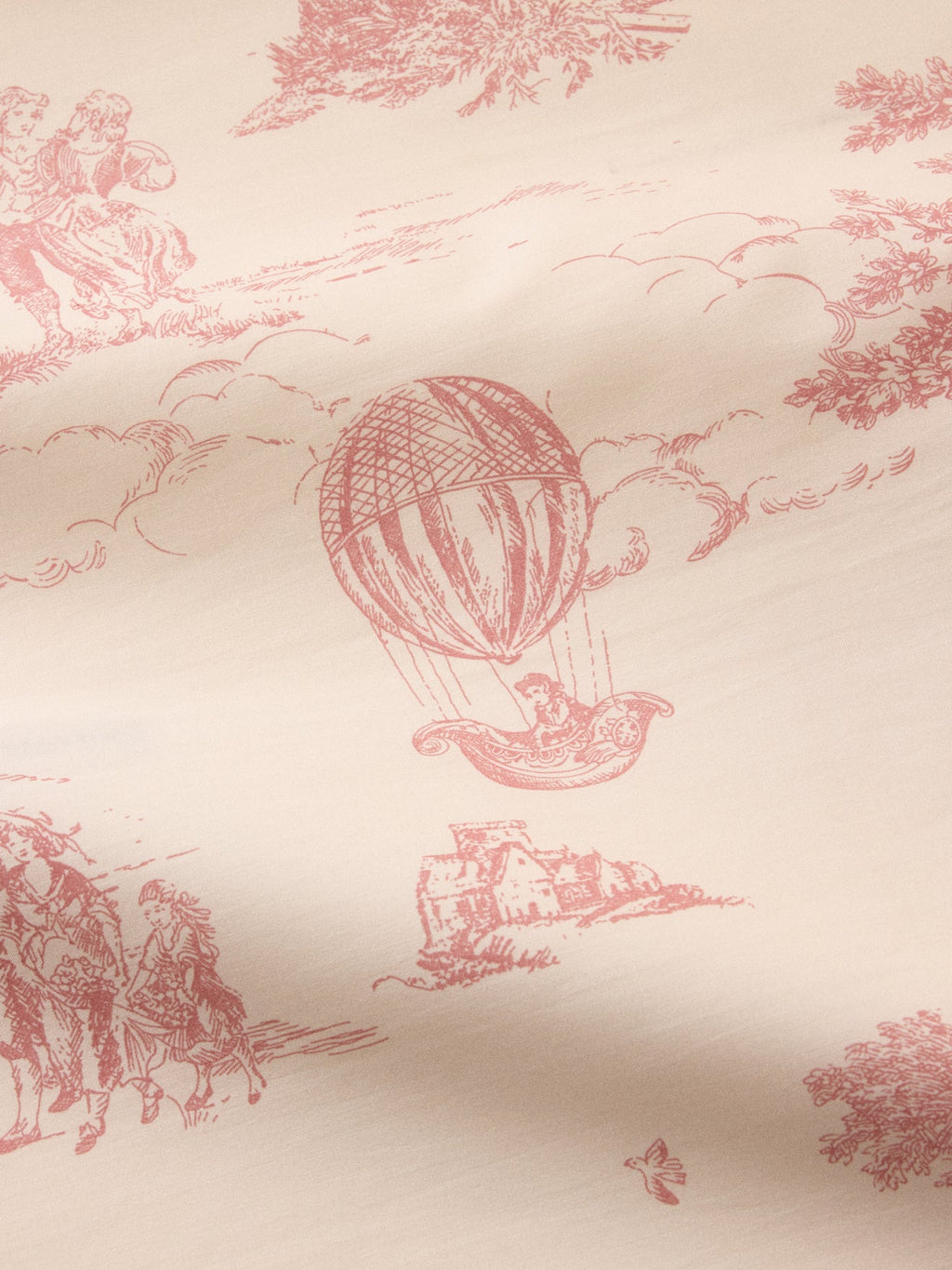 Housse de couette percale de coton  Esprit Toile de Jouy  - 2