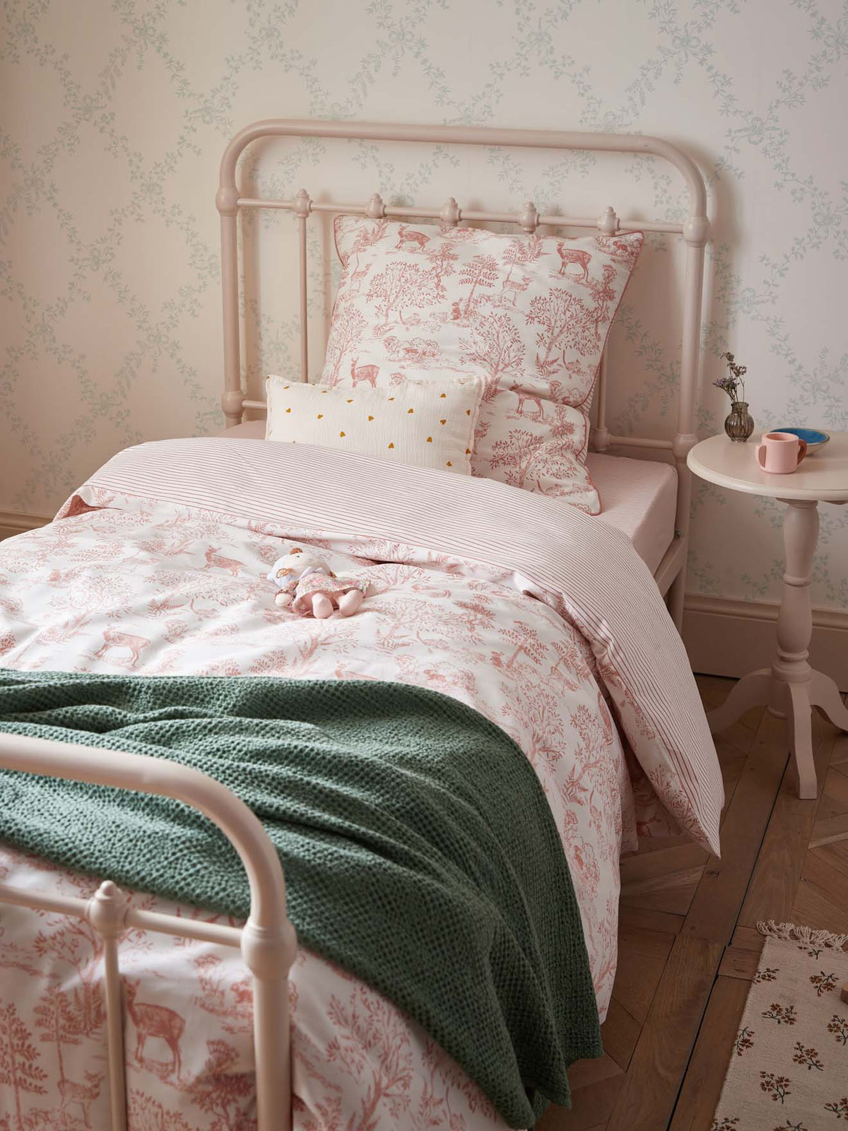 Housse de couette coton  Esprit petit Jouy  - 3