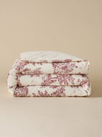 Housse de couette esprit toile de Jouy en percale de coton - 2