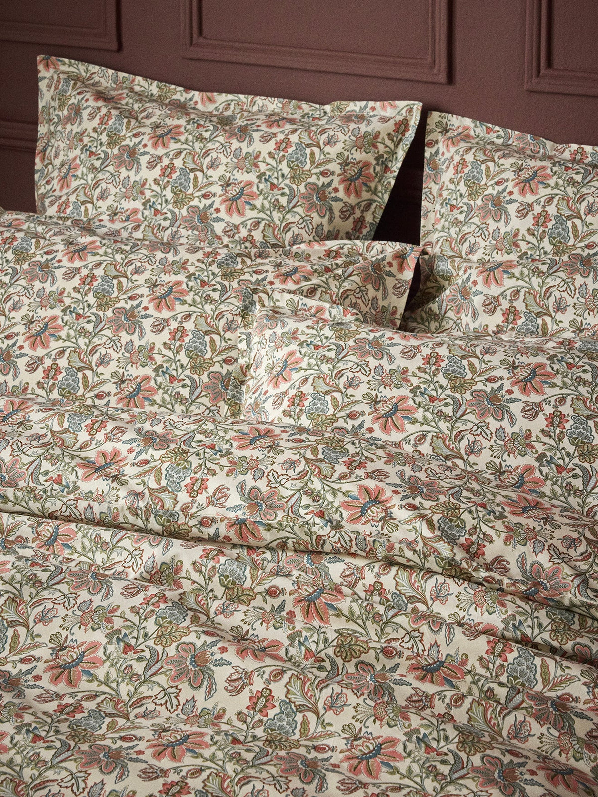Housse de couette percale de coton  Augustine  - 1