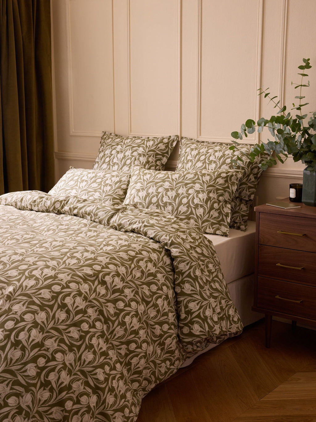 Housse de couette percale de coton  Lucie  - 1