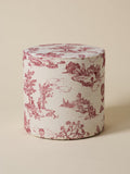 Pouf tapissier à motifs - 1