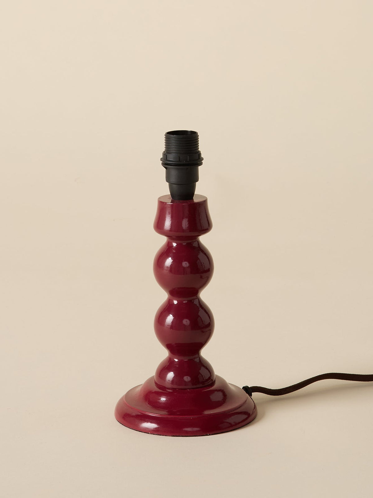 Pied de lampe en bois Bertille - Petit Modèle - 1