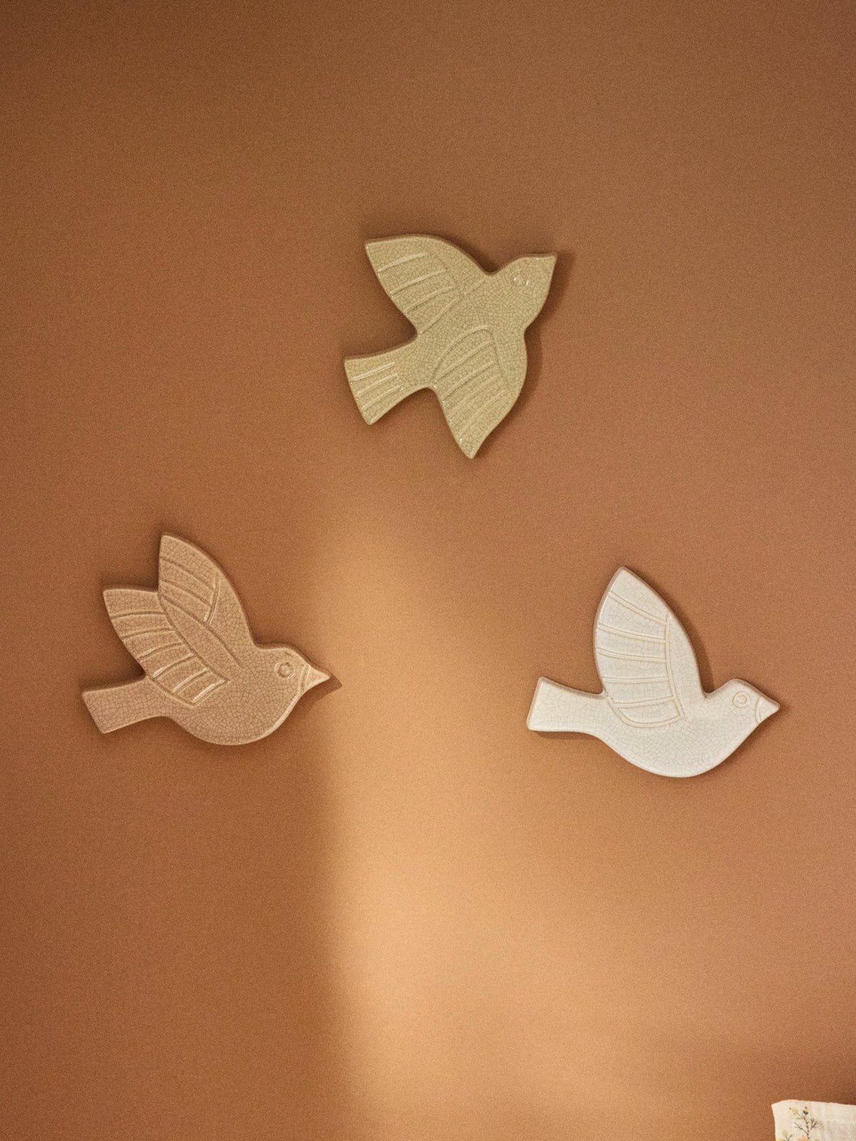 Oiseau céramique par lot de 3 - 1