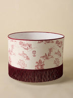 Abat-jour esprit toile de jouy - Grand modèle - 1
