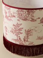 Abat-jour esprit toile de jouy - moyen modèle - 2