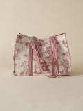 Sac cabas matelassé esprit toile de Jouy - 1