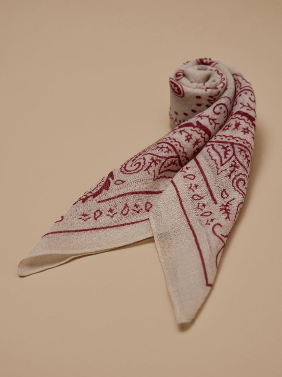 Bandana imprimé en laine femme - 3