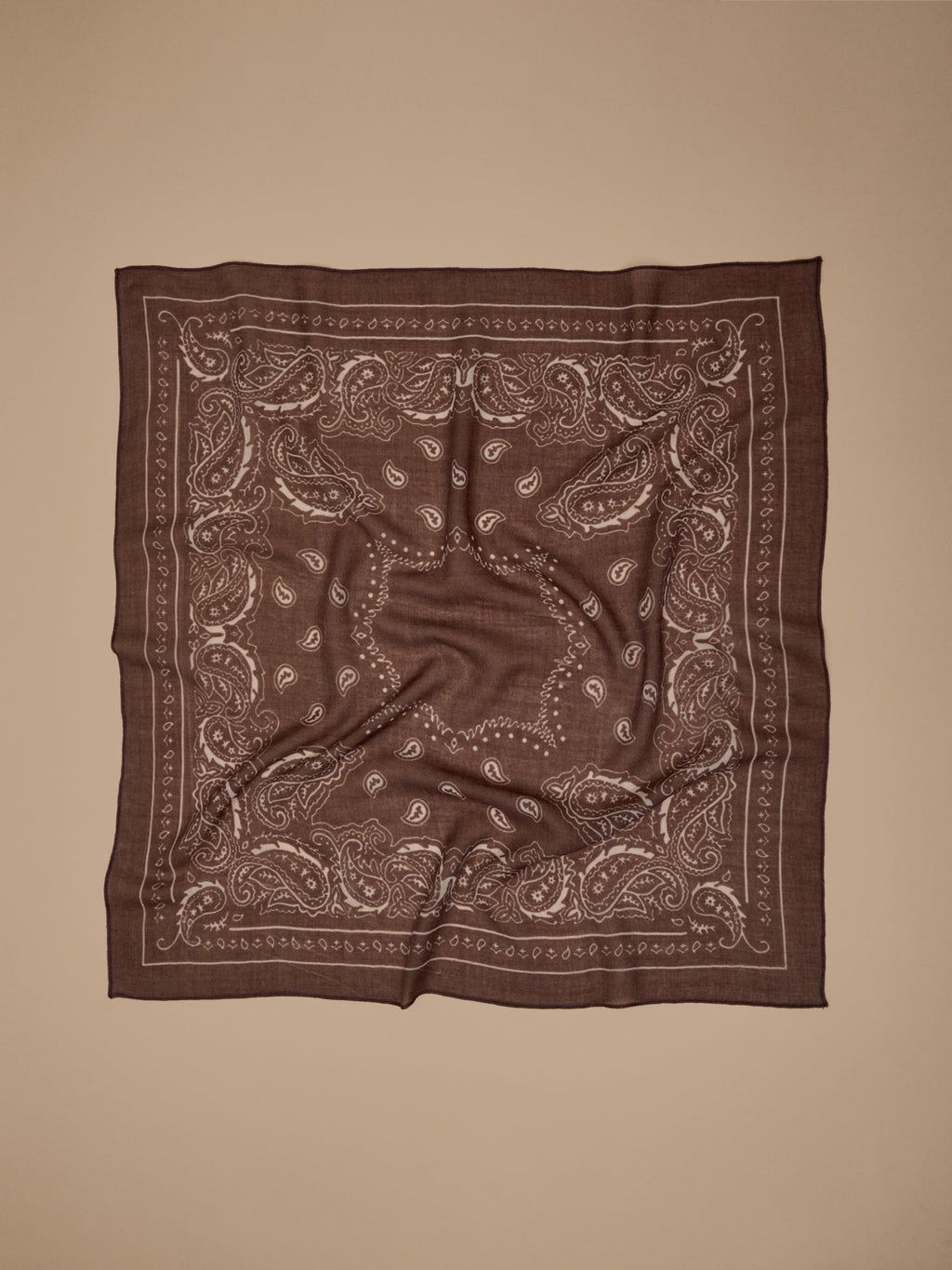 Bandana imprimé en laine femme - 2