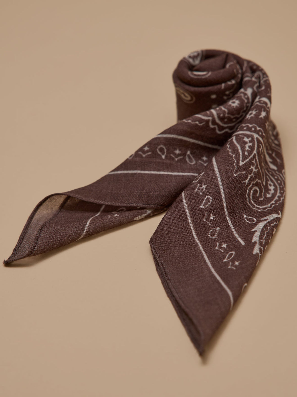 Bandana imprimé en laine femme - 1