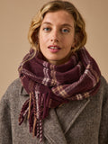 Écharpe carreaux femme - 1