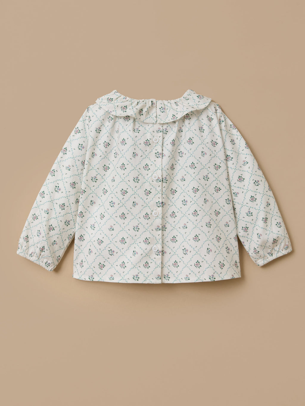 Blouse imprimée col froufrou Bébé - 2