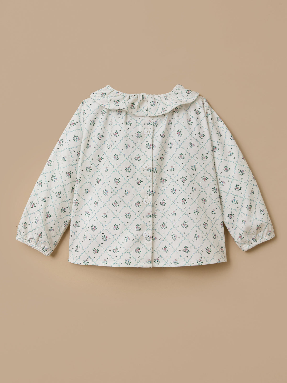 Blouse imprimée col froufrou Bébé - 2