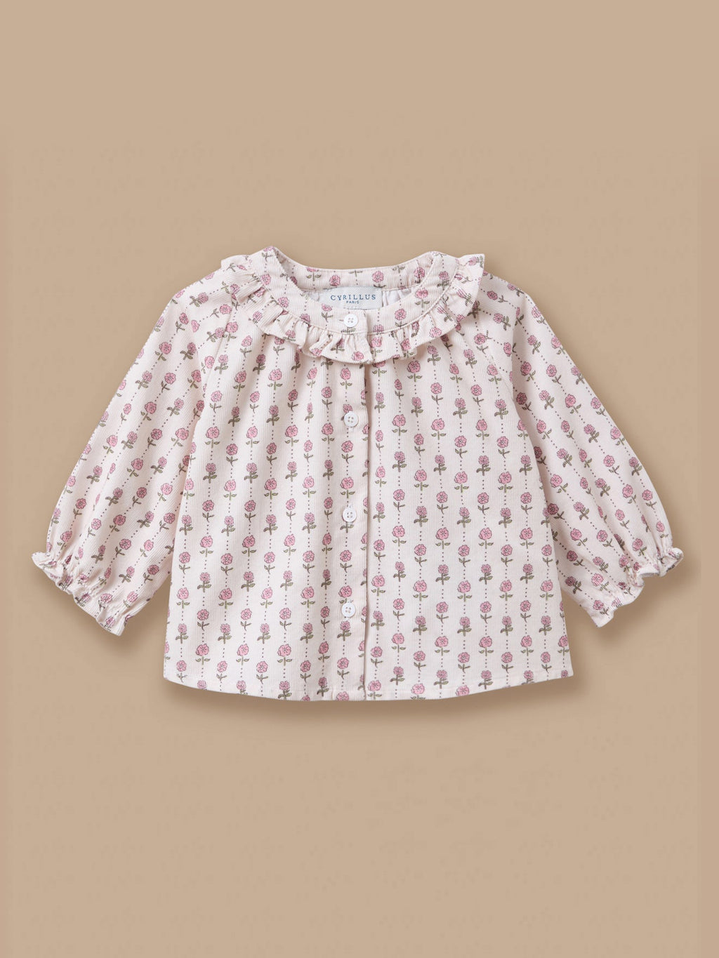 Blouse imprimée col volanté Bébé - 1