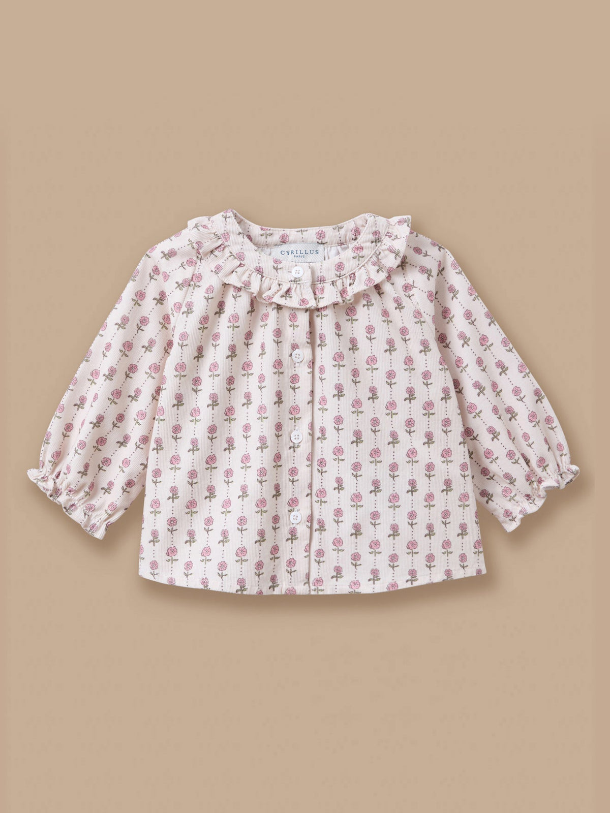 Blouse imprimée col volanté Bébé - 1