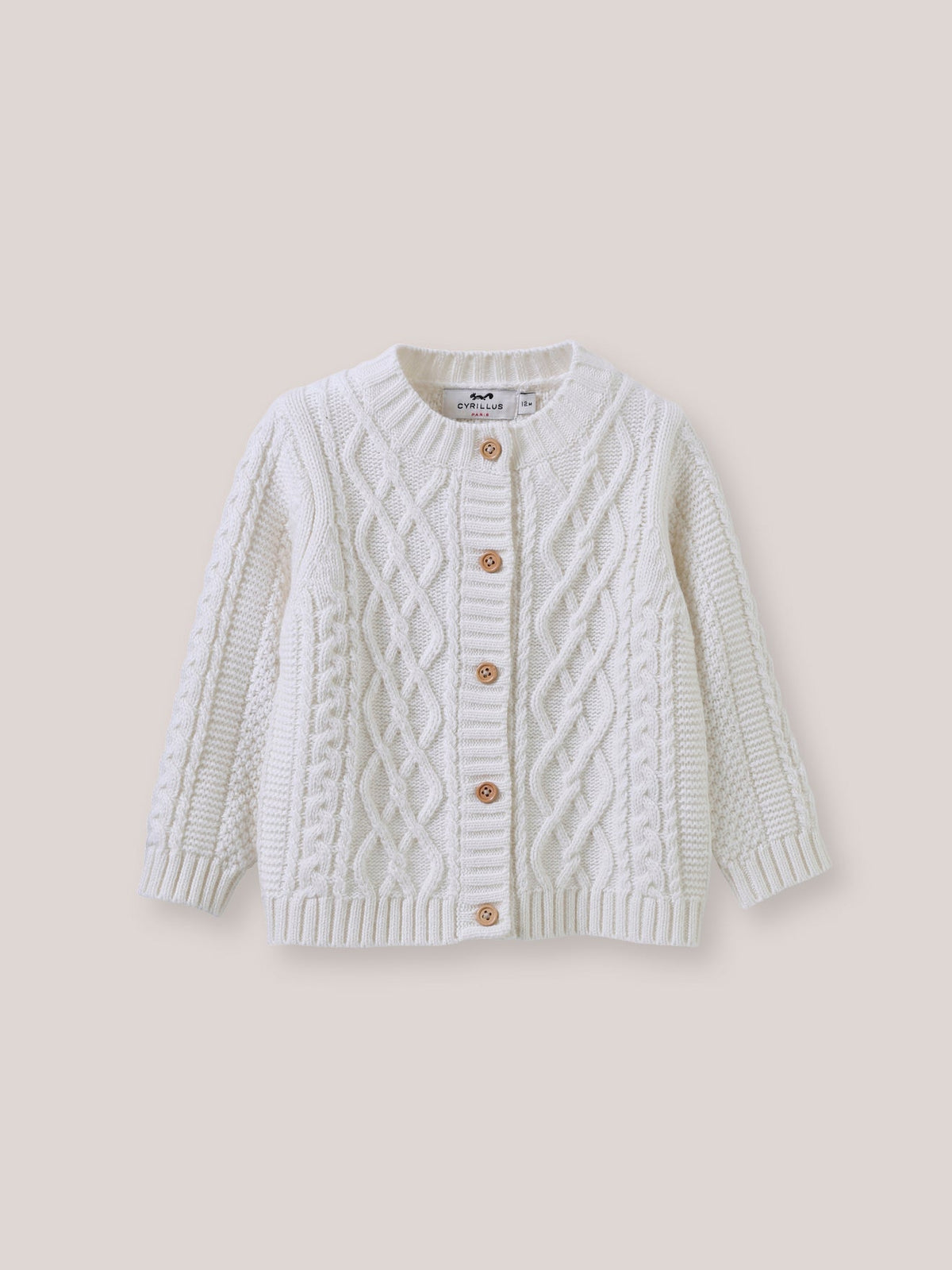Cardigan Bébé à torsades - 1