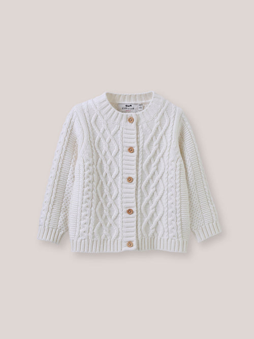 Cardigan Bébé à torsades - 1