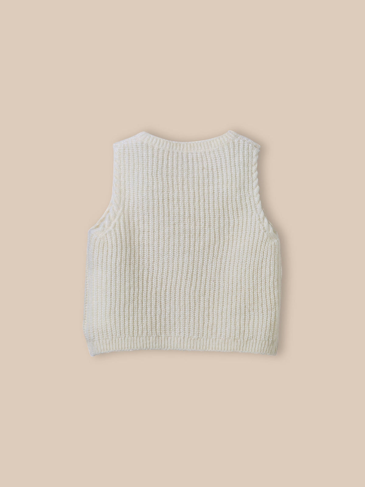 Gilet sans manches Bébé laine et mohair - 2