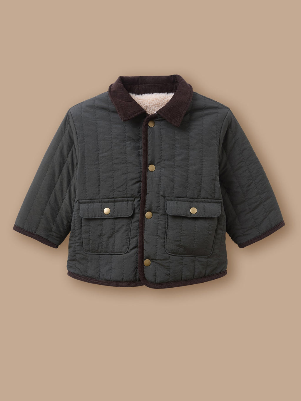 Veste réversible en sherpa Bébé - 1