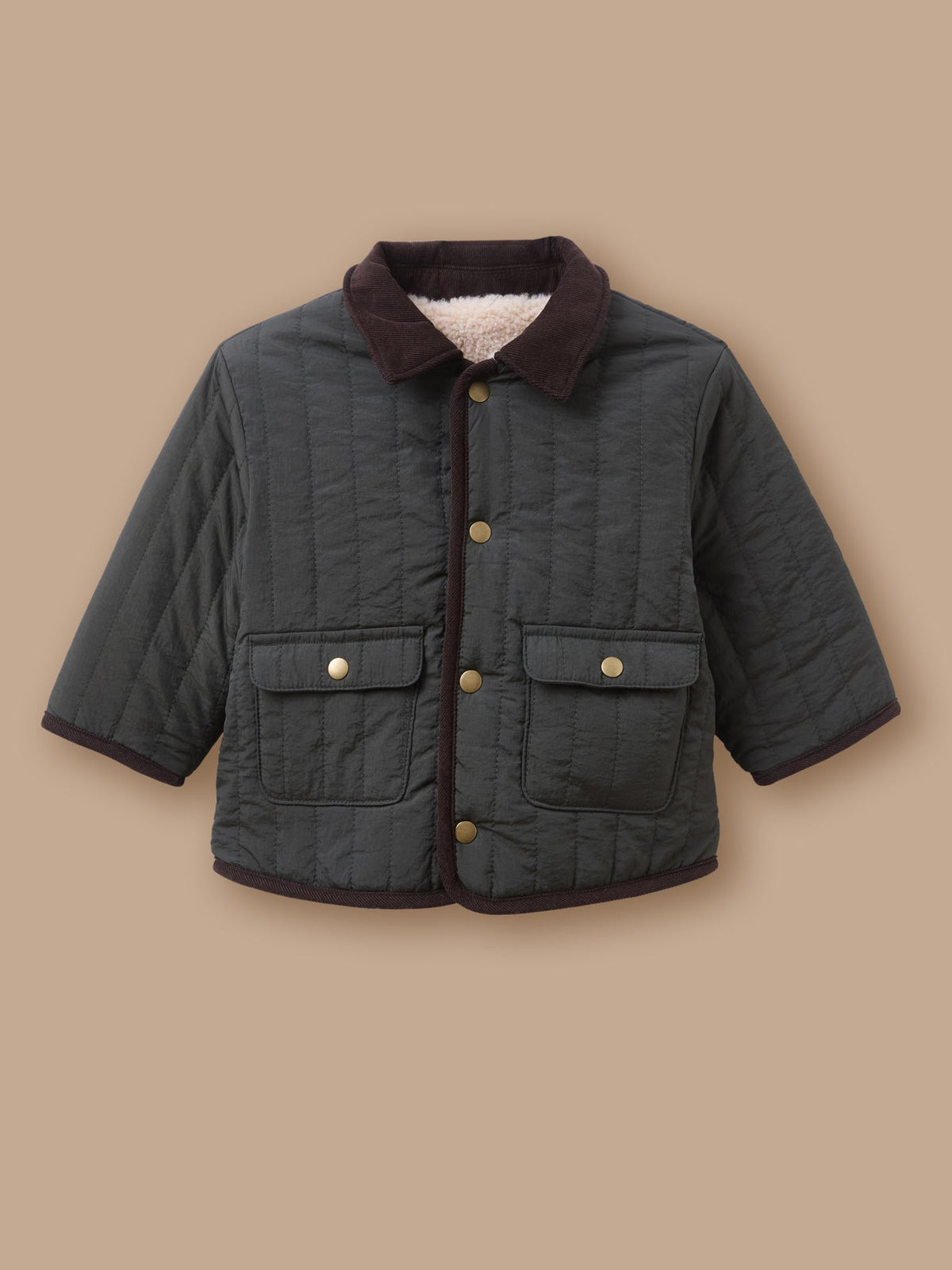 Veste réversible en sherpa Bébé - 1