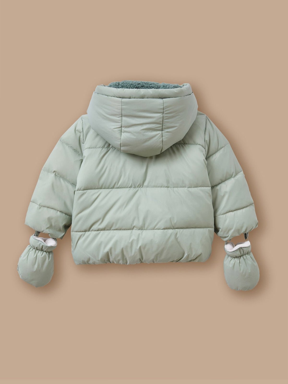 Doudoune unie doublée sherpa Bébé - 2
