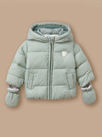 Doudoune unie doublée sherpa Bébé - 1