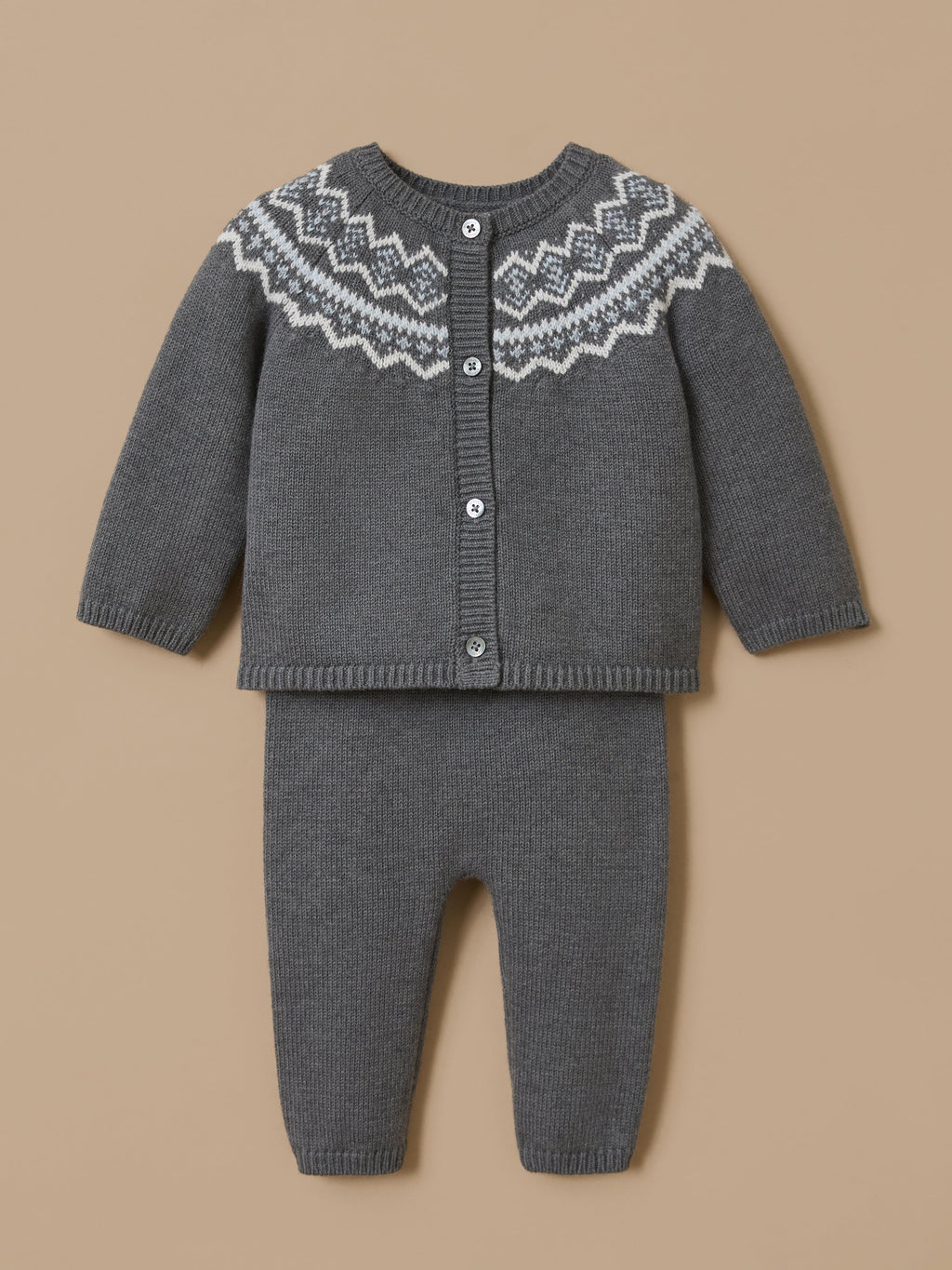 Ensemble motif jacquard Bébé - 1