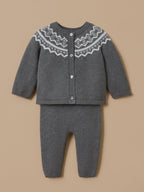 Ensemble motif jacquard Bébé - 1