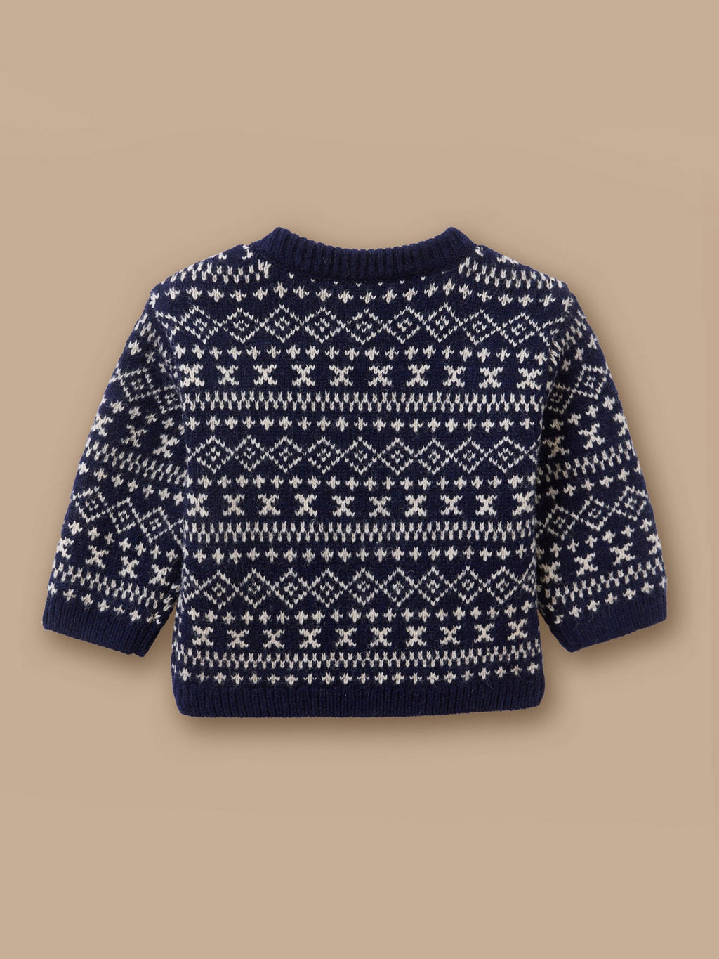 Pull jacquard en laine Bébé - 2