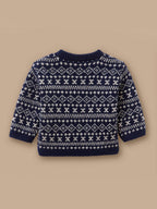 Pull jacquard en laine Bébé - 2