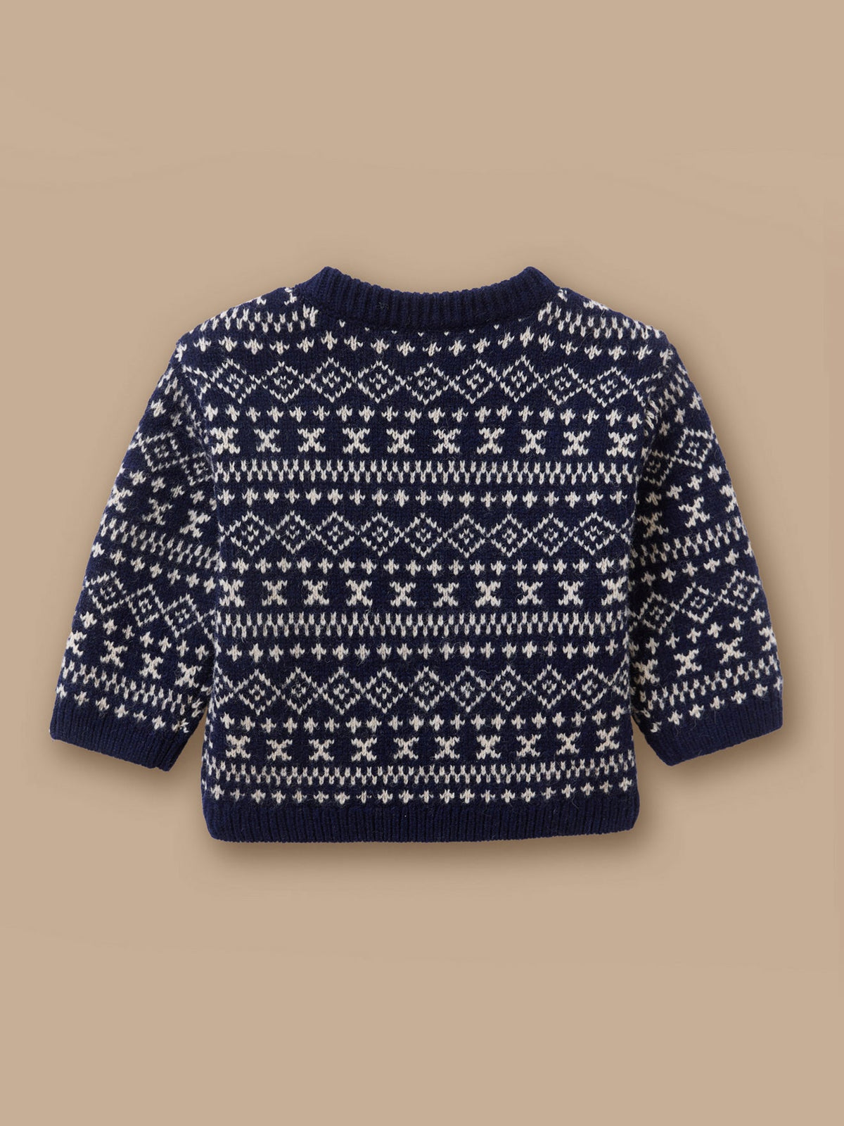 Pull jacquard en laine Bébé - 2