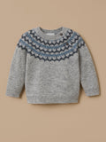 Pull laine col jacquard Bébé - 1