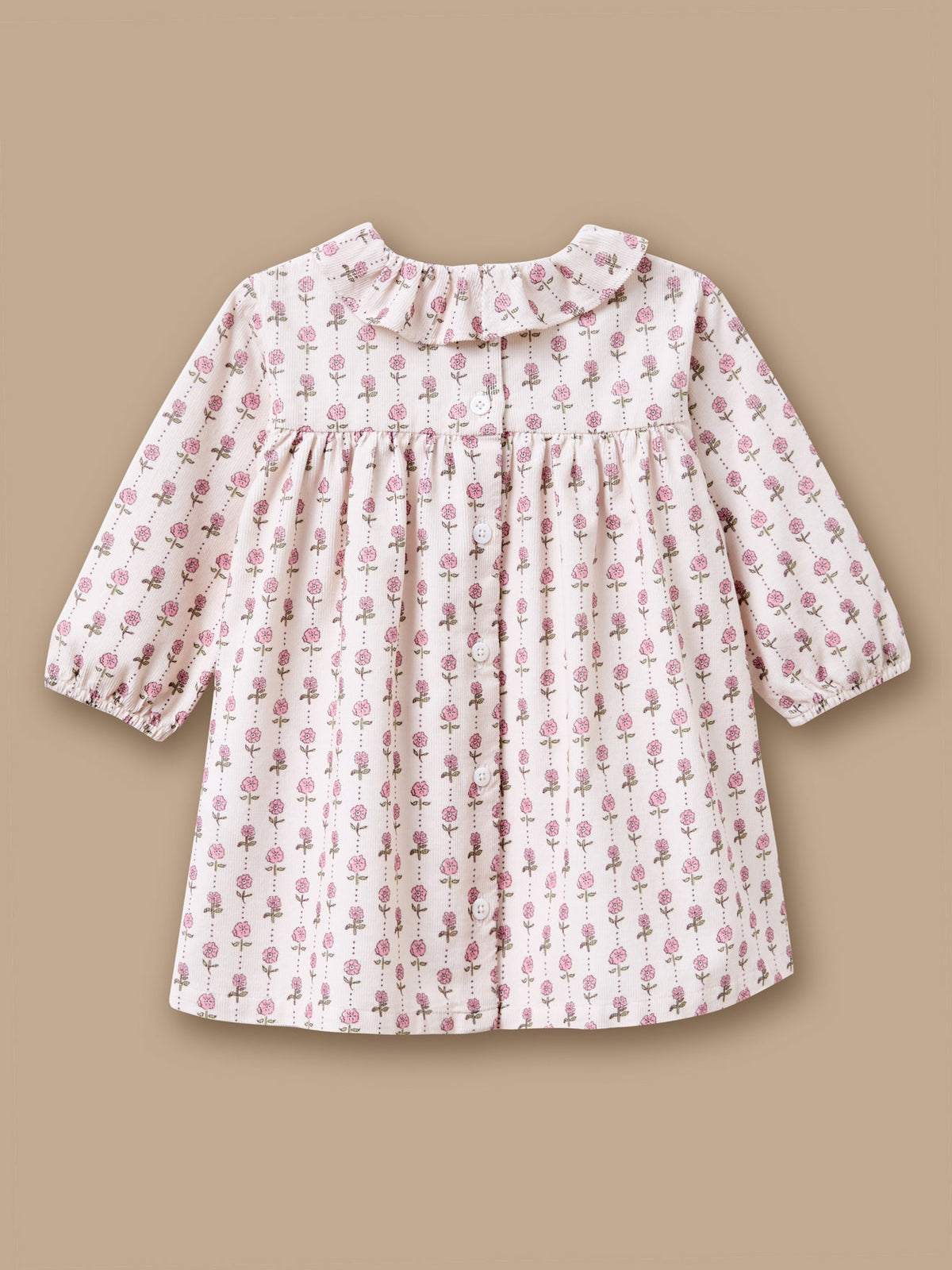 Robe imprimée en velours Bébé - 2