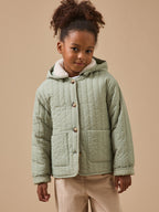 Veste matelassée col sherpa Fille - 2