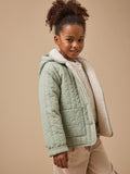 Veste matelassée col sherpa Fille - 1