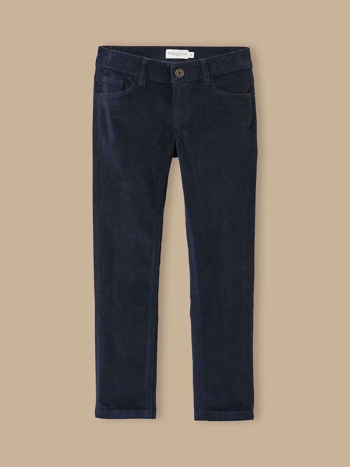Slim en velours Fille - 1
