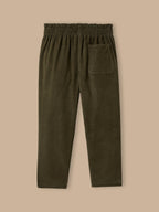 Pantalon large Fille en velours - 2