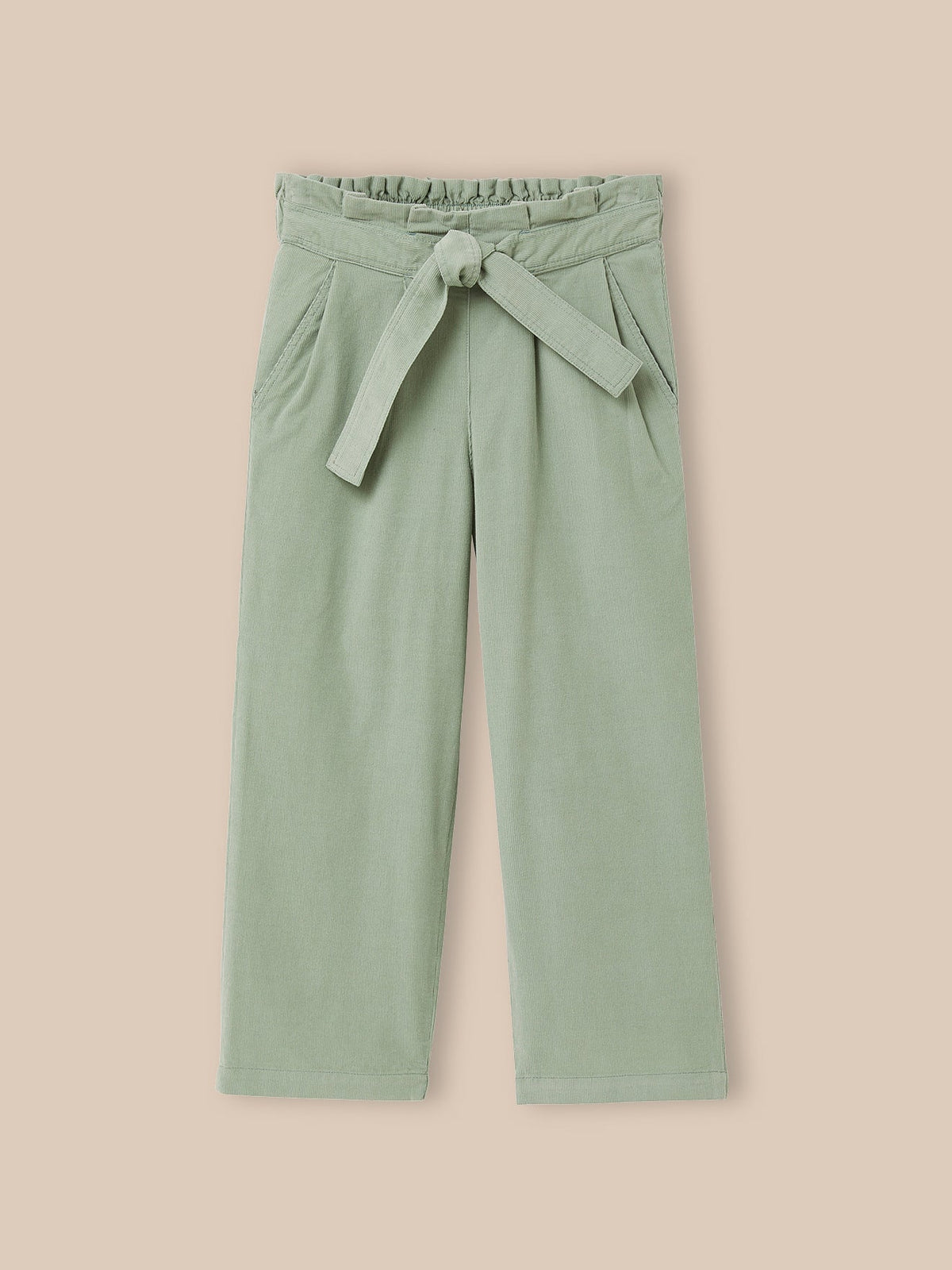 Pantalon large Fille en velours - 3