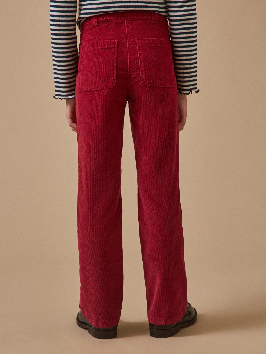 Pantalon flare Fille en velours - 2