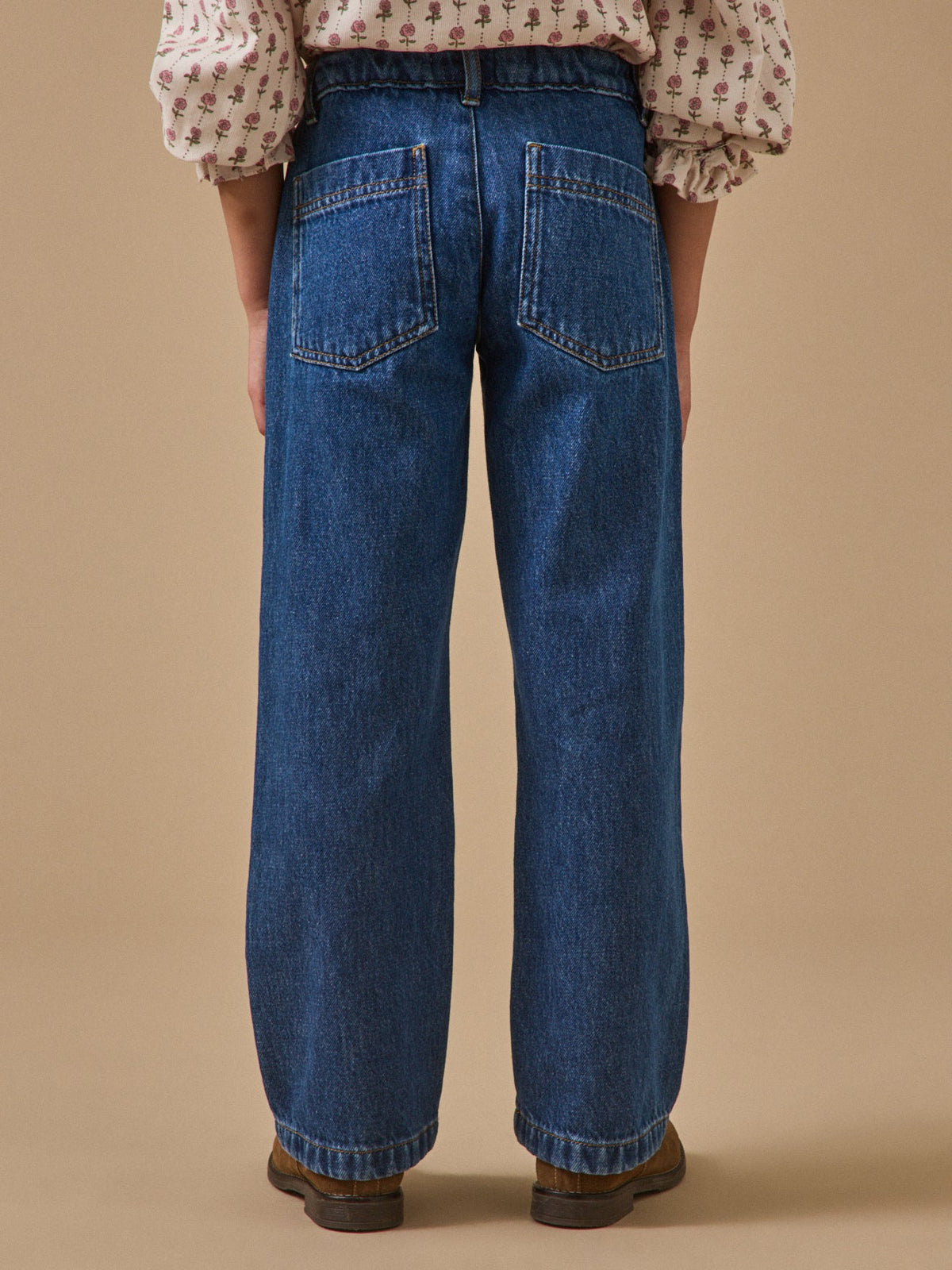 Pantalon droit Fille en denim - 2