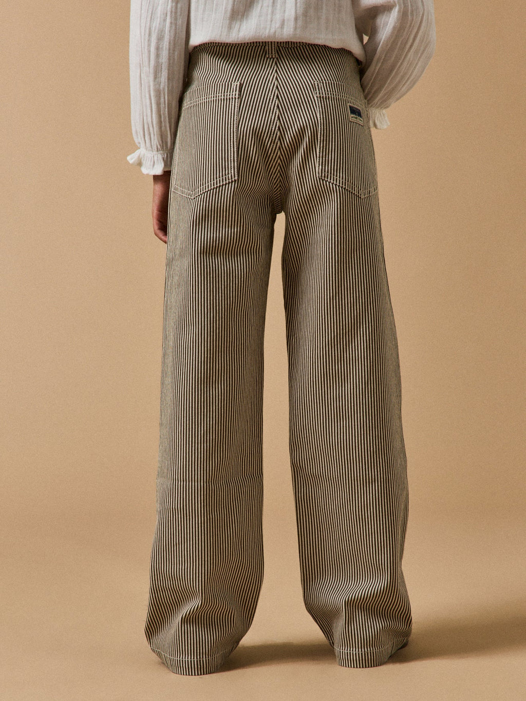 Pantalon droit rayé Fille - 2