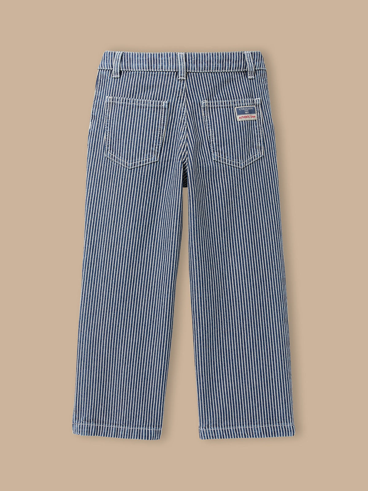 Pantalon droit rayé Fille - 2
