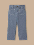 Pantalon droit rayé Fille - 1
