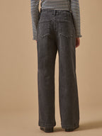Pantalon large en denim Fille - 2